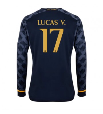 Real Madrid Lucas Vazquez #17 Replika Udebanetrøje 2023-24 Langærmet